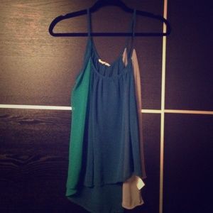 Tri-color Lush tank top