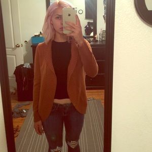 Orange/brown cardigan