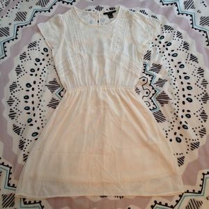 Flowy Cream Forever 21 Dress