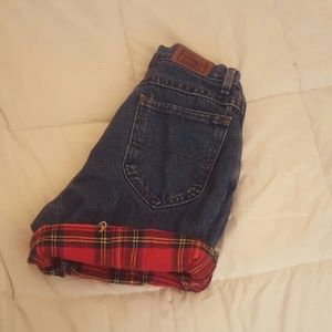high-waisted shorts