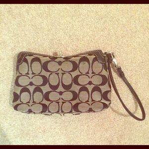 Black coach wristlet!