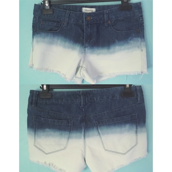 OMBRÉ CUT OFF DENIM SHORTS 🌞
