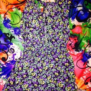 Floral printed romper