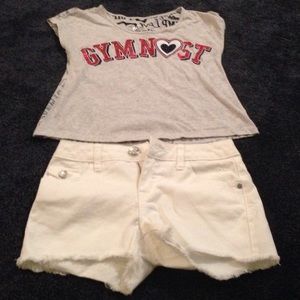 Super Cute Outfit. Shorts Never worn. Justice.