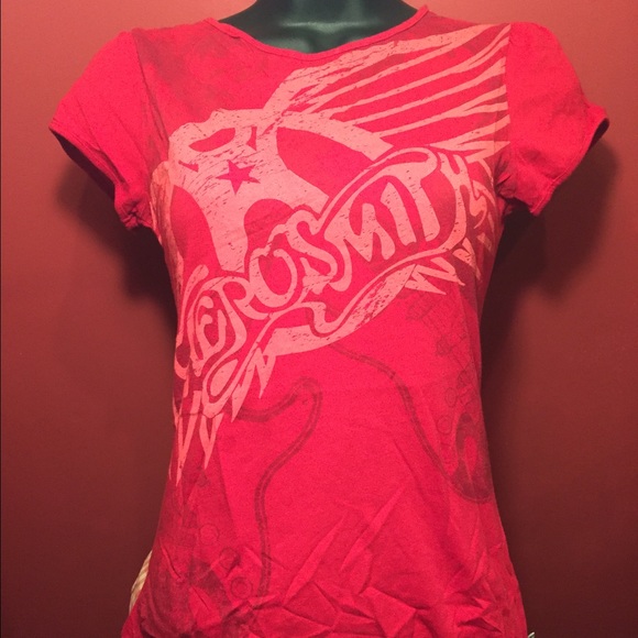 Disney Red Aerosmith Top
