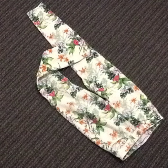 Tropical Flamingo Printed Jeans