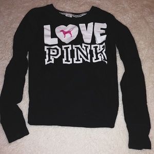 pink sweatshirt