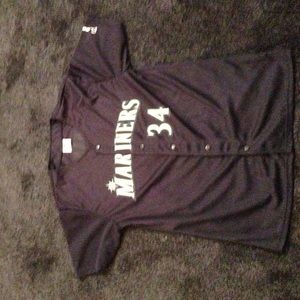 Youth XL button up jersey.