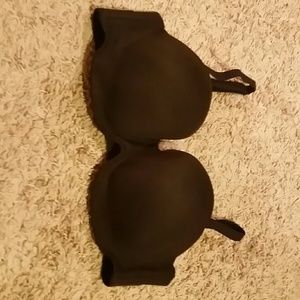 Vs black lined strapless bra 38D