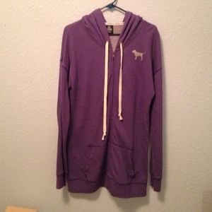 Purple zip up hoodie
