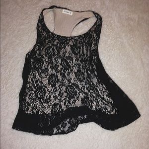 Black Lace Top