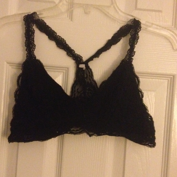 LLD Black Lace Racerback Bralette