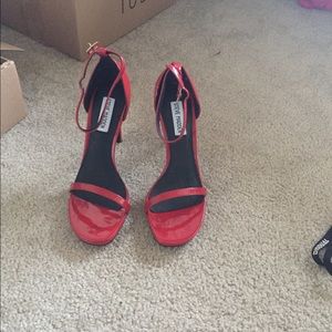 Red Steve Madden heels