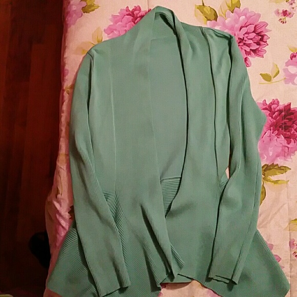 Turquoise cardigans