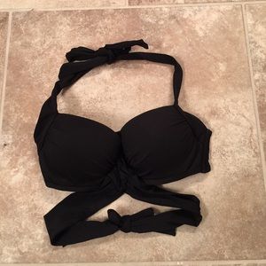 Sexy black push up bikini top.