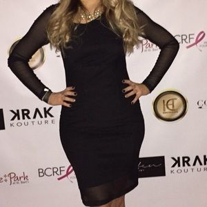 'Philosophy' Chiffon Dress