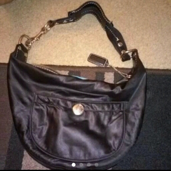 Coach leather purse
