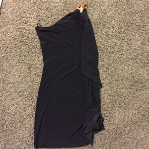 Black & Gold homecoming dress