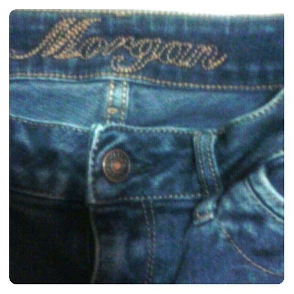 Delias "Morgan" Skinny Taper Bootcut Jeans