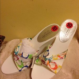Coach multicolored shoes