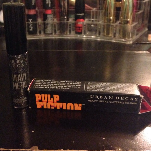 Urban decay pulp fiction glitter eyeliner.