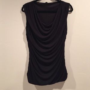 Black Drape Top