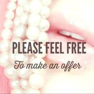 Feel free to make any offers!