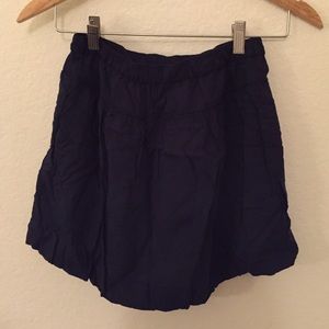 A&F dark blue skirt