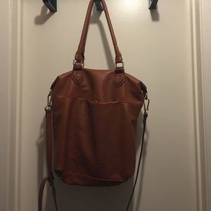 Brown tote