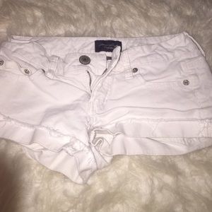 American eagle white shorts