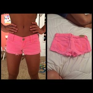 low rise shorts