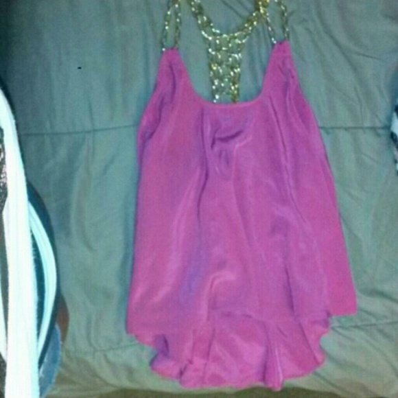 Pink chain shirt