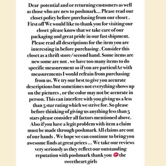 Please read before purchasing from our shop