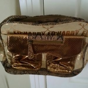 Ed Hardy snake skin purse