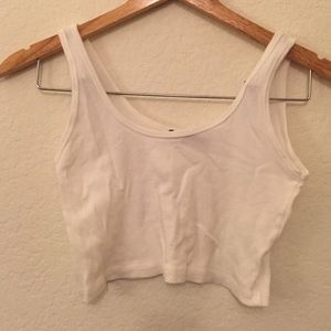 Brandy Melville white tank crop top