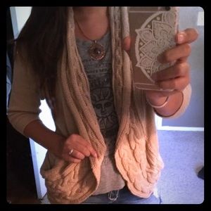 Cozy cable knit sweater