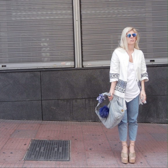 Zara Embroidered Kimono Jacket - Picture 3 of 4