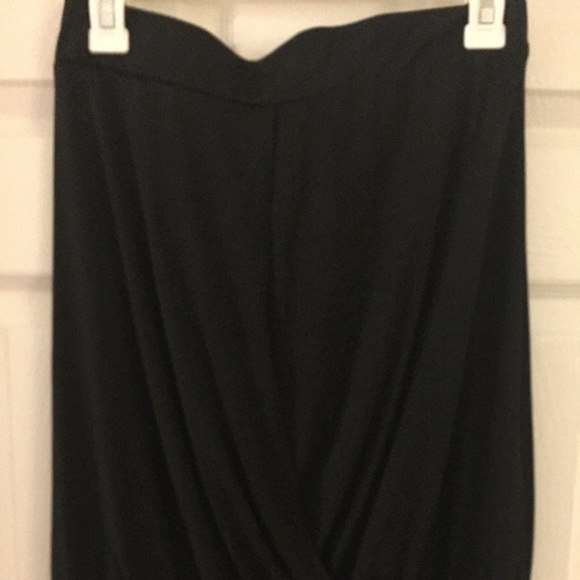 Arden B Satin like Strapless Top