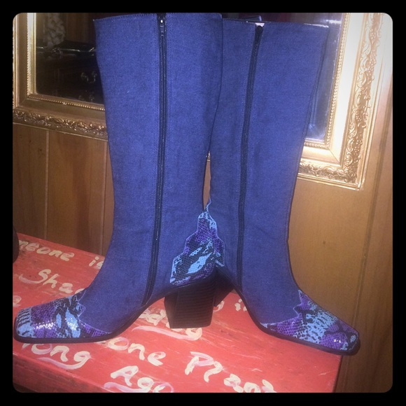 NWOT | TWO LIPS | KNEE LENGTH | LEATHER & FABRIC