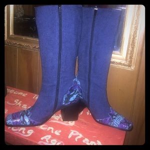 NWOT | TWO LIPS | KNEE LENGTH | LEATHER & FABRIC