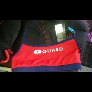 Speedo " life guard" top new!