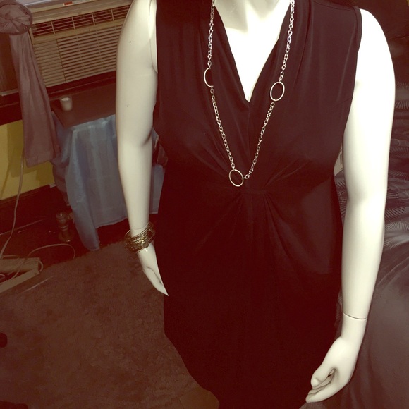 1X Black washable dress never worn