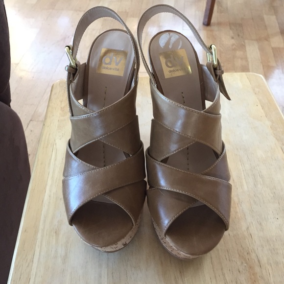 Tan wedges