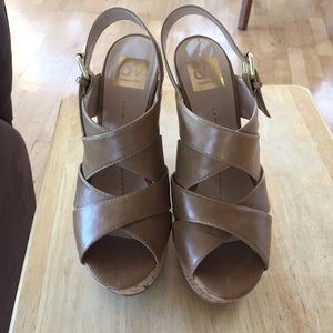 Tan wedges