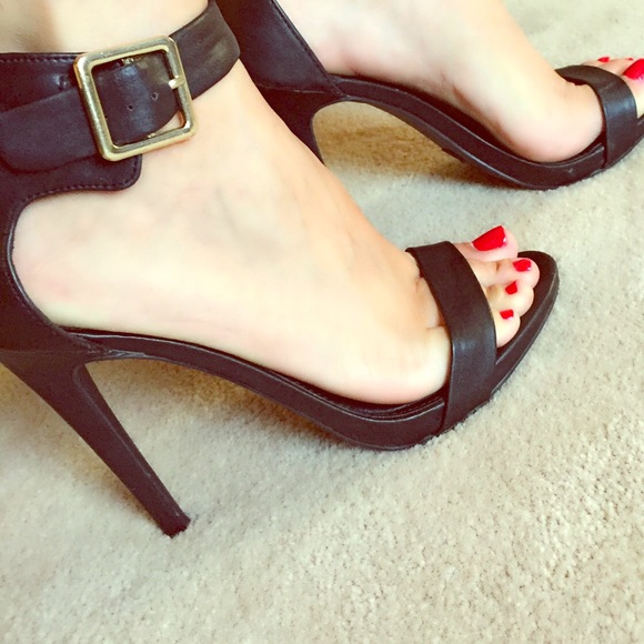 Black heels