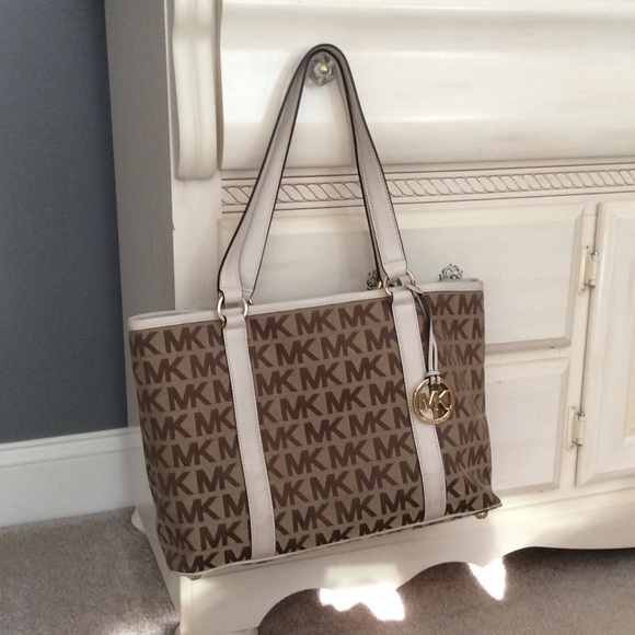 Michael Kors Gold Tote Bag Good Condition! :)