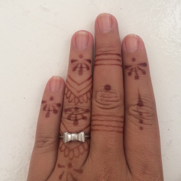 madewell silver bow ring