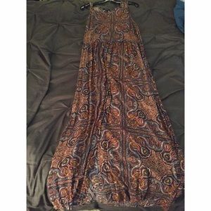 Brown maxi dress