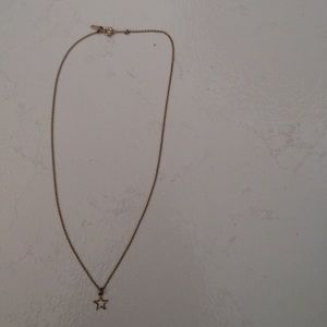 short gold star necklace from BB x UO collection
