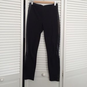 J. Crew leather panel pixie pant